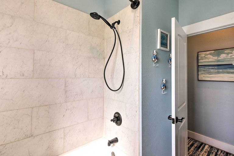Bathroom 4, Waterfront Sargent House w/ Sparkling Pool!, Matagorda
