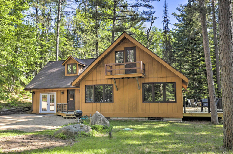 Exterior & Views 2, 'deerskin Lodge' w/ Boat Dock & Fire Pit!, Vilas