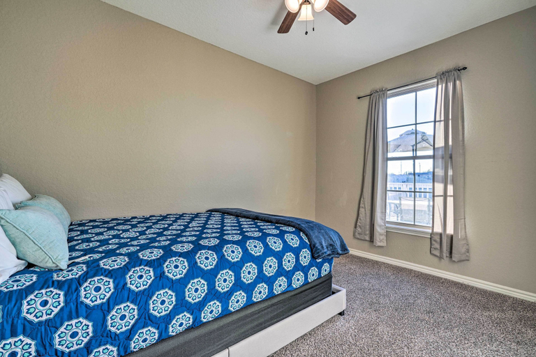 Bedroom 2, Peaceful Atascosa Home w/ Balcony & Deck!, Bexar