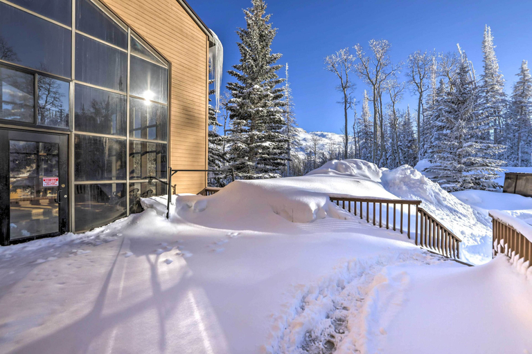Exterior & Views 2, Resort-Style Brian Head Condo Near Slopes!, Iron