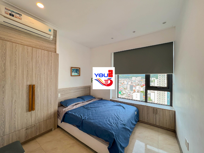 Bedroom 1, You2 Muong Thanh Oceanus Apartments With City View, Nha Trang