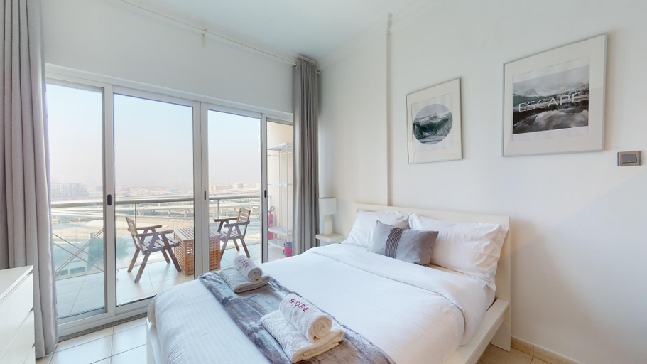 Bedroom 3, Cozy Studio Apartment in Lake View JLT Dubai, Dubai