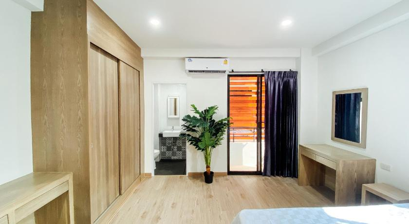 Bedroom 2, Sukhumvit 1-bedroom apartment GP House - COZY - GP House Apartment- สุขุมวิท81, Phra Khanong