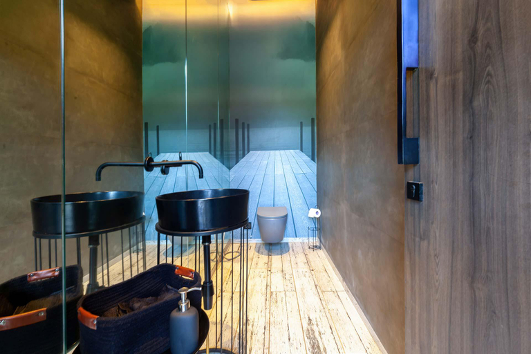 Bathroom 4, StayVista at The Charcoal Villa, Raigarh