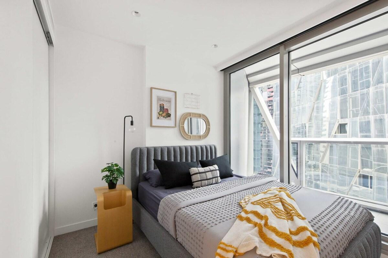 Bedroom 3, A Cozy Apt Right Next to Southern Cross Station, Melbourne