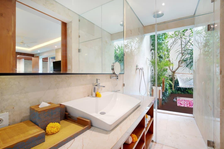 Bathroom, Royal Destiny 2BR Private Pool Villa in Seminyak, Badung