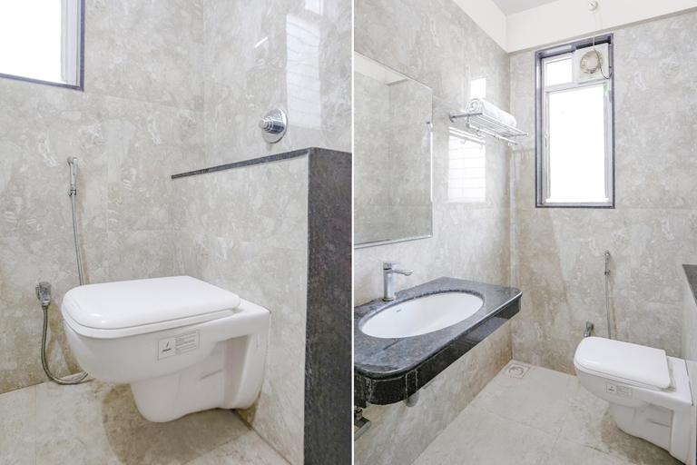 Bathroom, Via Rudra Residency, Pune