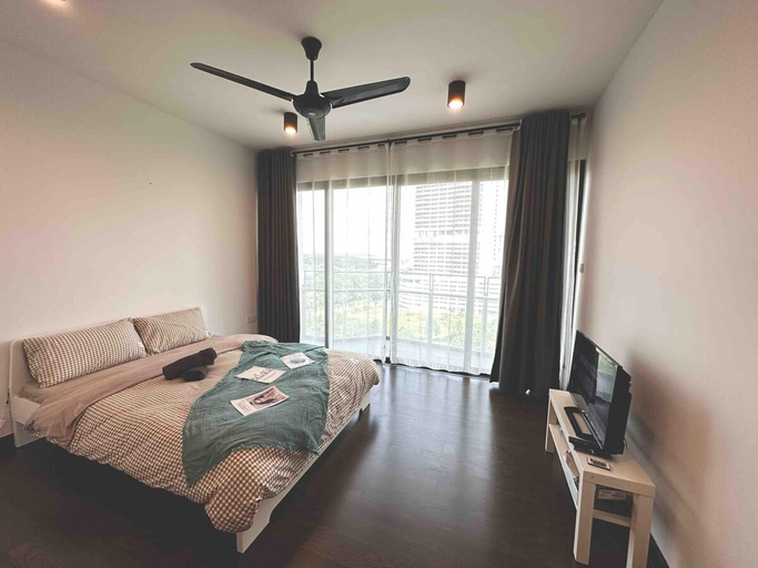 Bedroom 3, Almas Suites Cozy Studio 100mbps Netflix By STAY, Johor Bahru