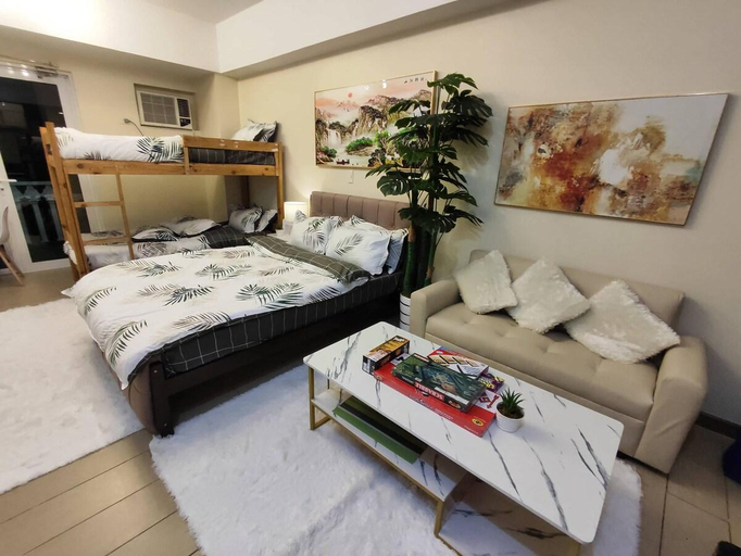 Bedroom 2, A2J Luxury Venice Studio Suite Near BGC Malls, Taguig