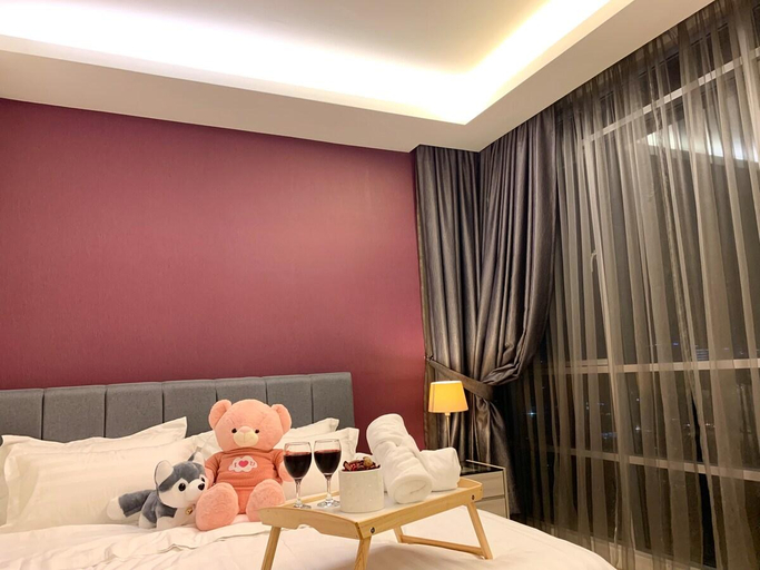 Bedroom 2, Mont Kiara Publika 2Br Hot Tub MITEC@5 mins, Kuala Lumpur