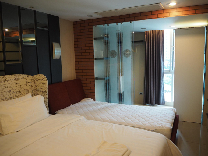 Bedroom 2, Custom Design Loft With City Views And Rooftop Pool, Wattana