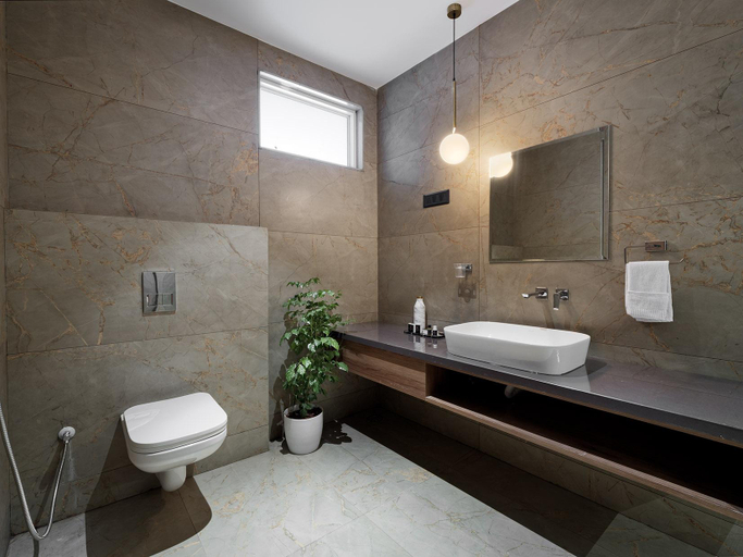 Bathroom 3, Hotel Akruti, Nanded, Nanded