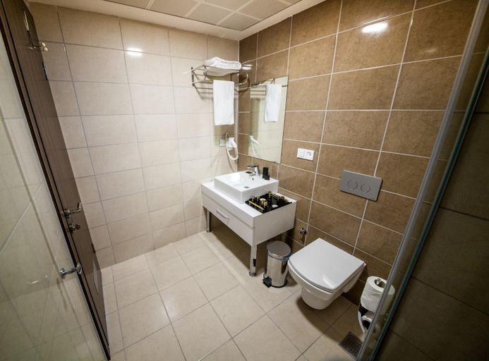 Bathroom, Qayser Hotel Deluxe, Melikgazi