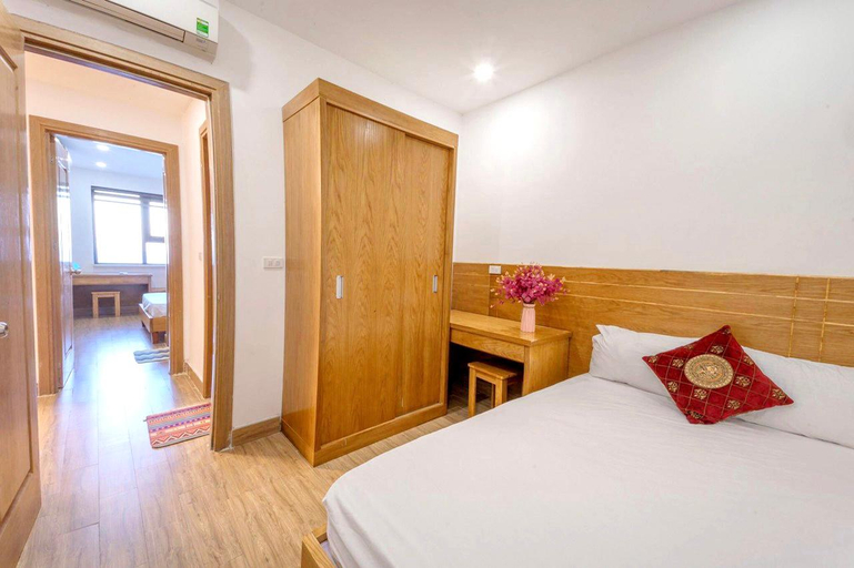 Bedroom, Muong Thanh beach apartment, Da Nang