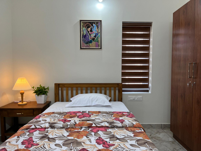 Bedroom 2, Solomon Apartment Alleppey Beach, Alappuzha