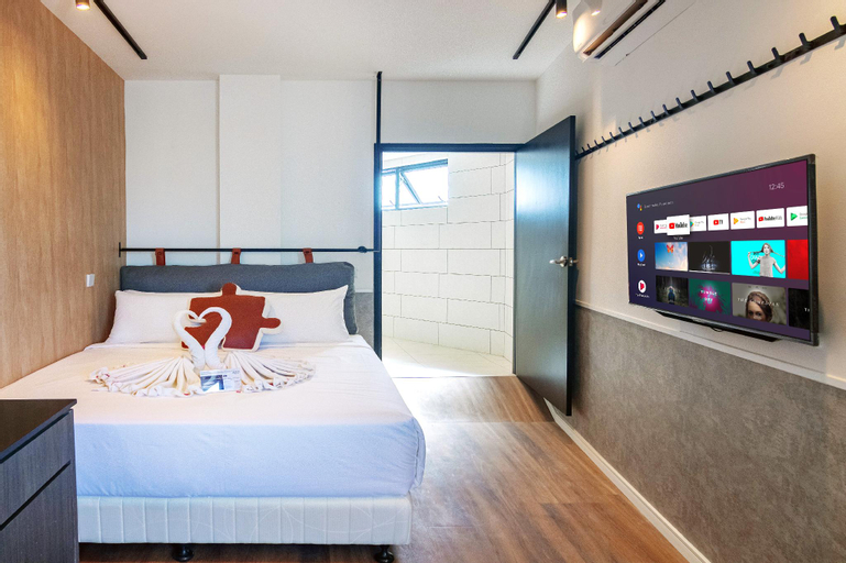 Bedroom 2, Bagan Suite ❈ Industrial Designer Hotel by INK ❈, Seberang Perai Utara