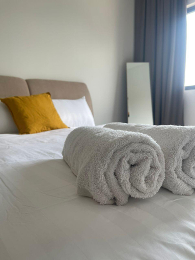 Bedroom 3, Sunway Gandaria 3BR Full AC w/ Pool Wi-Fi Netflix, Hulu Langat