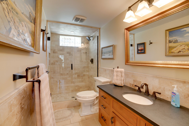 Bathroom, Pet-friendly Pennsylvania Vacation Rental w/ Pool!, Westmoreland
