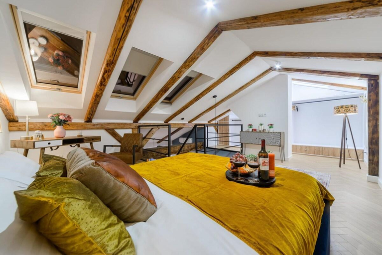 Bedroom 2, Lumina 2-level family apartments , Łódź