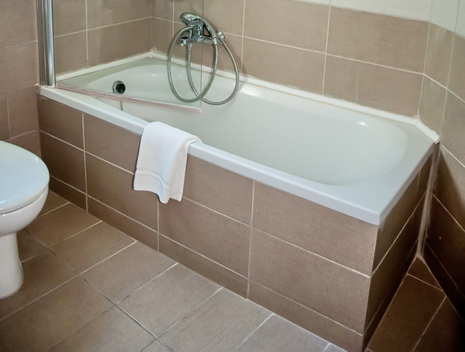 Bathroom 4, Glyfada Beach Hotel, Ionian Islands