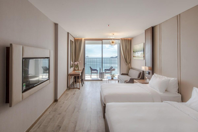 Bedroom 2, Ocean view Twin suite by the beach, Nha Trang