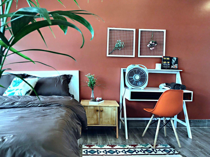 Bedroom 1, Wine (Double Room) at Home De Su 2, Đà Lạt