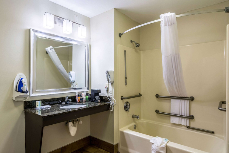 Bathroom 4, Quality Inn University Area, Lee