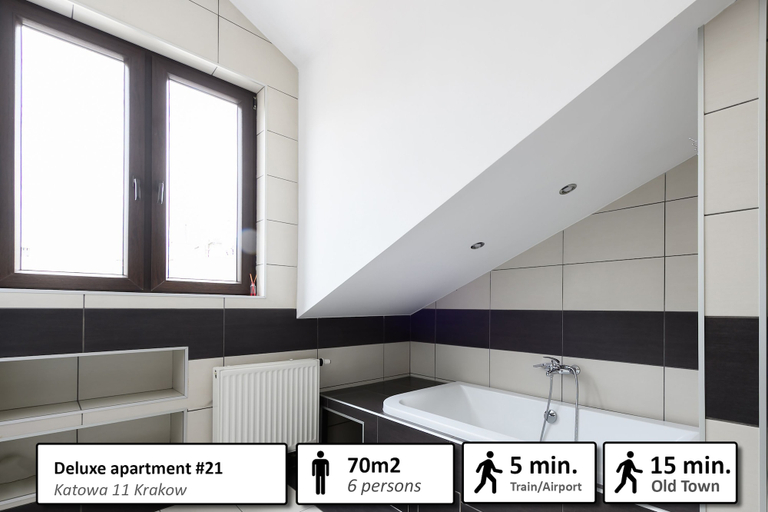 Bathroom 3, Station Apartments Kątowa 11 Krakow, Kraków City