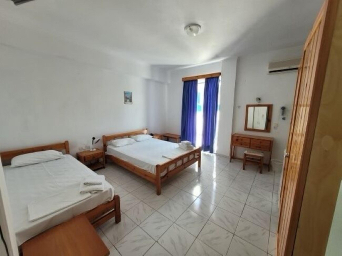 Bedroom, Esperides Hotel, North Aegean