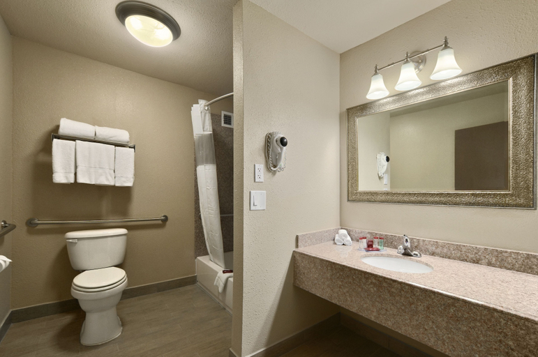 Bathroom 4, Ramada by Wyndham Houston Intercontinental Airpt S, Houston