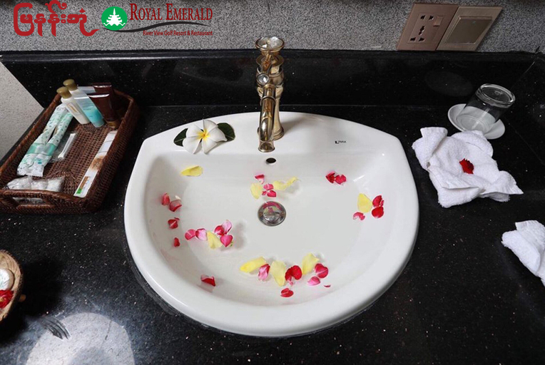 Bathroom 4, Royal Emerald River View Resort, Myingyan