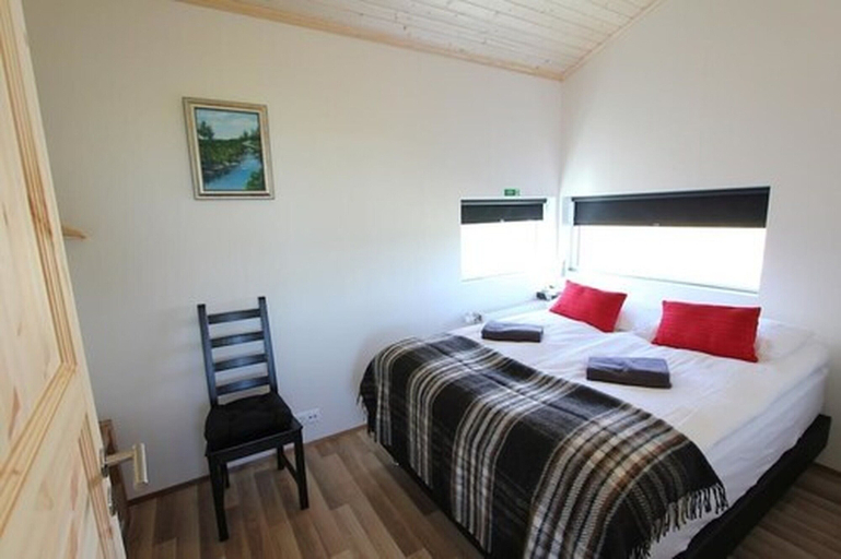 Bedroom, Blue View Cabin 1A with Hot Tub, Biskupstungnahreppur