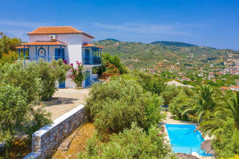 Exterior & Views 2, Villa Ourania Large Private Pool Sea Views A C Wifi - 1491, Thessaly