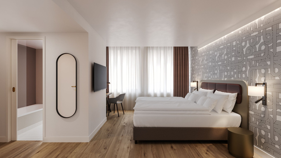 Bedroom 1, Hotel Walhalla, Sankt Gallen