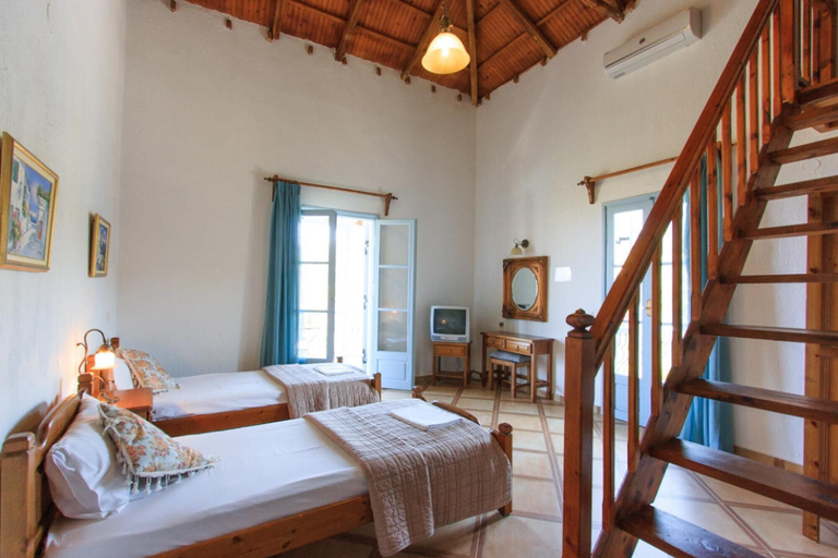 Bedroom 3, Villa Ourania Large Private Pool Sea Views A C Wifi - 1491, Thessaly