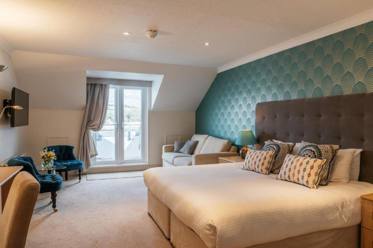 Bedroom 3, Greenbank Hotel, Cornwall