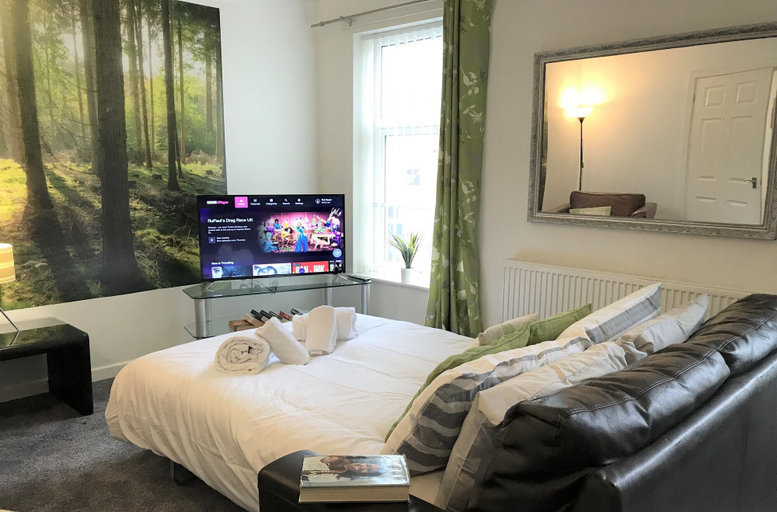 Bedroom 3, Restful 1-bedroom Flat in St Helens, Saint Helens