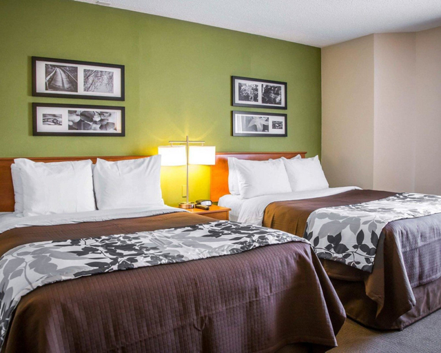 Bedroom 4, Sleep Inn Midway Airport Bedford Park, Cook