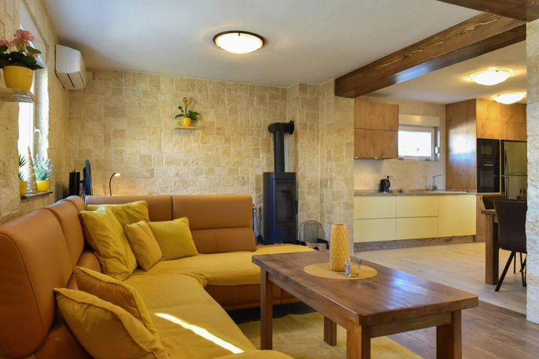 Living room 3, Stone House Captivating Villa in Pridraga, Zadar, Novigrad