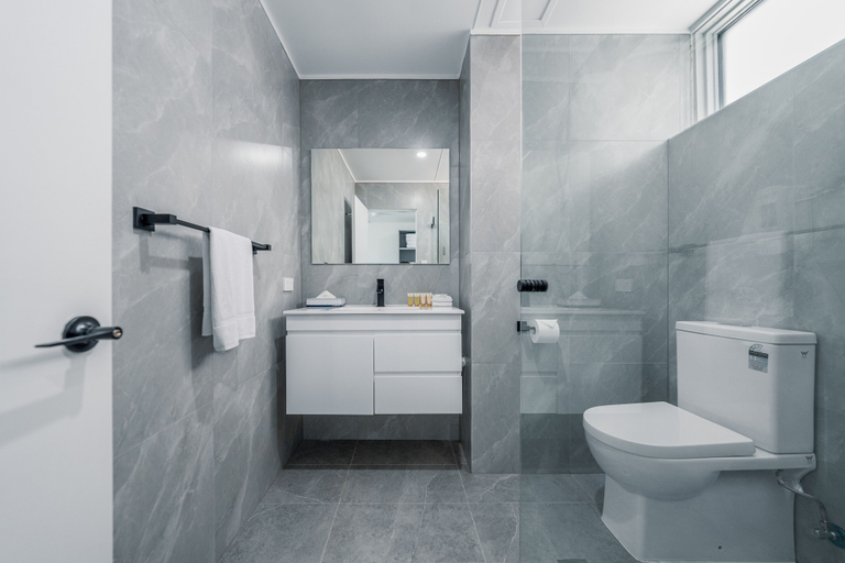 Bathroom 3, The Select Inn Ryde, Sydney