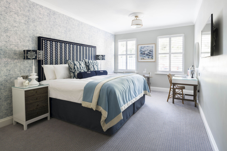 Bedroom 3, Harbour Hotel Fowey, Cornwall