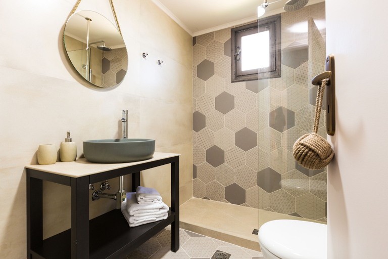 Bathroom 4, Villas Lefkothea, Crete