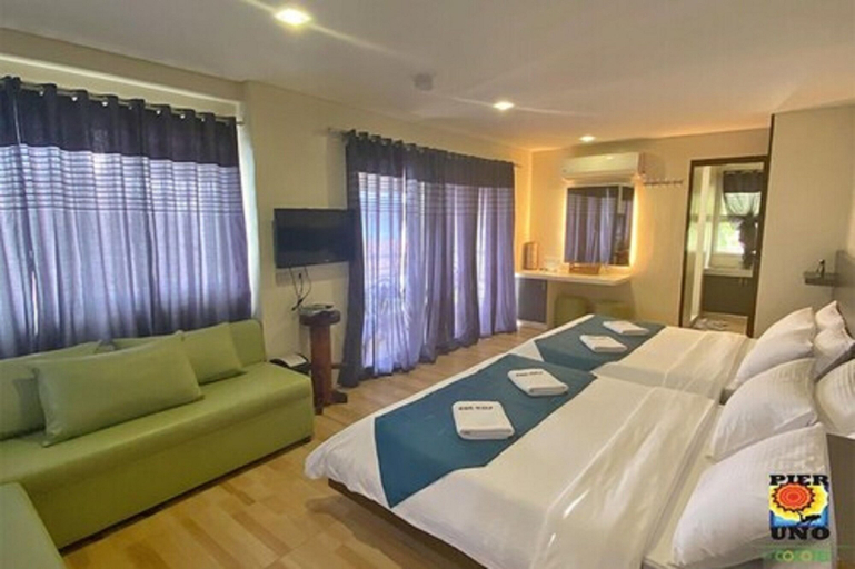 Bedroom 2, Pier Uno Dive Resort, Bauan