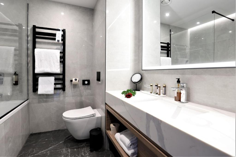 Bathroom, Grand Hotel Plaza, Ljubljana