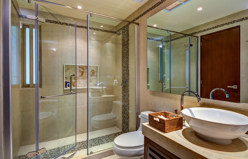 Bathroom 3, Prieta Penthouse 2 bedrooms sleeps 4, Cozumel