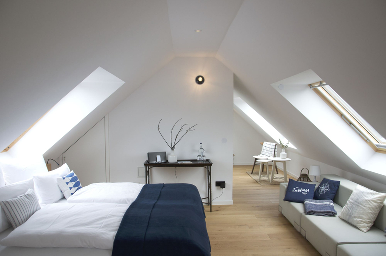 Bedroom 2, Lieblingsplatz Strandhotel, Nordfriesland