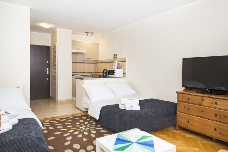 Bedroom 3, Hosapartments City Center, Warsaw