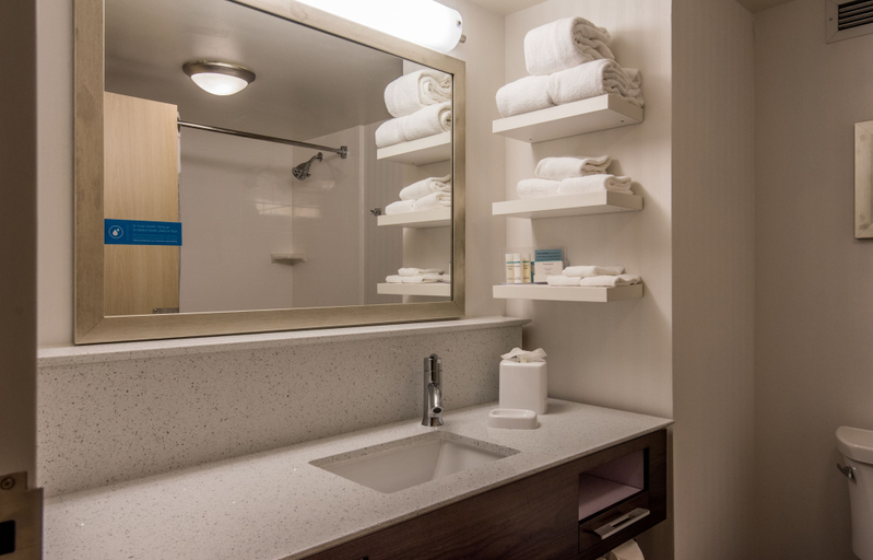 Bathroom 3, Hampton Inn & Suites Jackson-Coliseum, Hinds