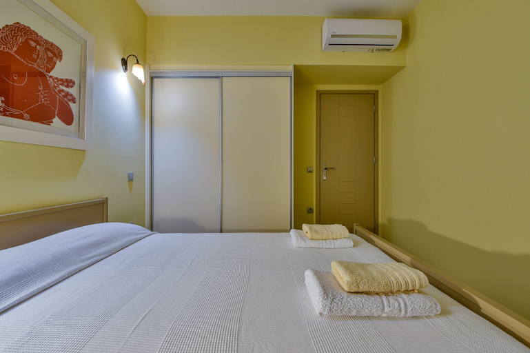 Bedroom 3, Boutique Stone Cottage With Large Terraces, Peloponnese