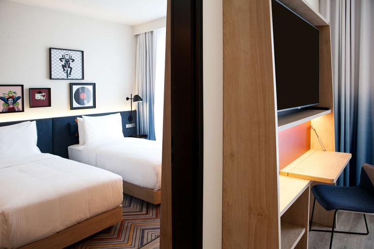 Bedroom 3, Hampton by Hilton Vienna Messe, Wien